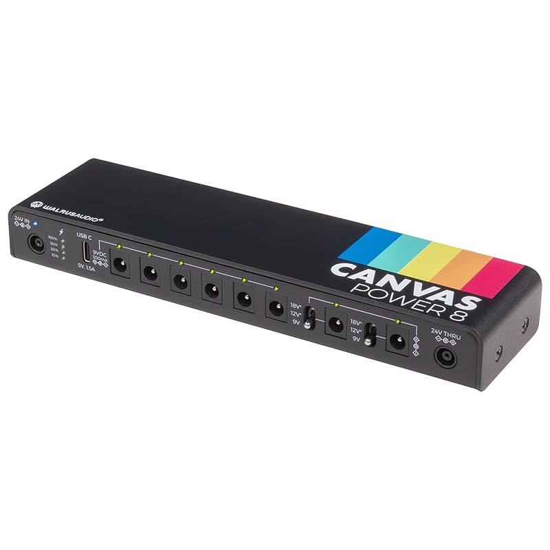 WALRUS AUDIO walrus audio Canvas Power Supplies power supply WAL-CANV/PWR8L Link cable included
WALRUS AUDIO walrus audio Canvas Power Supplies power supply WAL-CANV/PWR8L Link cable included