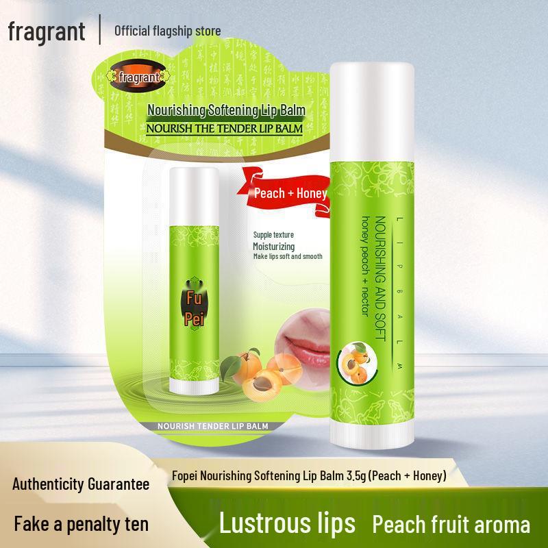 Fu Pei Hydrating Lip Balm for Women: Moisturizes, Prevents Chapping, Reduces Lip Lines, Colorless Lipstick Base 3.5g
Fu Pei Hydrating Lip Balm for Women: Moisturizes, Prevents Chapping, Reduces Lip Lines, Colorless Lipstick Base 3.5g