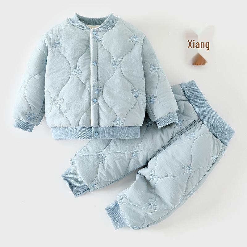Winter Cotton Coat Set for Infants & Toddlers - Thick, Loose-Fit Jacket for Boys & Girls 80 cm синій
Winter Cotton Coat Set for Infants & Toddlers - Thick, Loose-Fit Jacket for Boys & Girls 80 cm синій