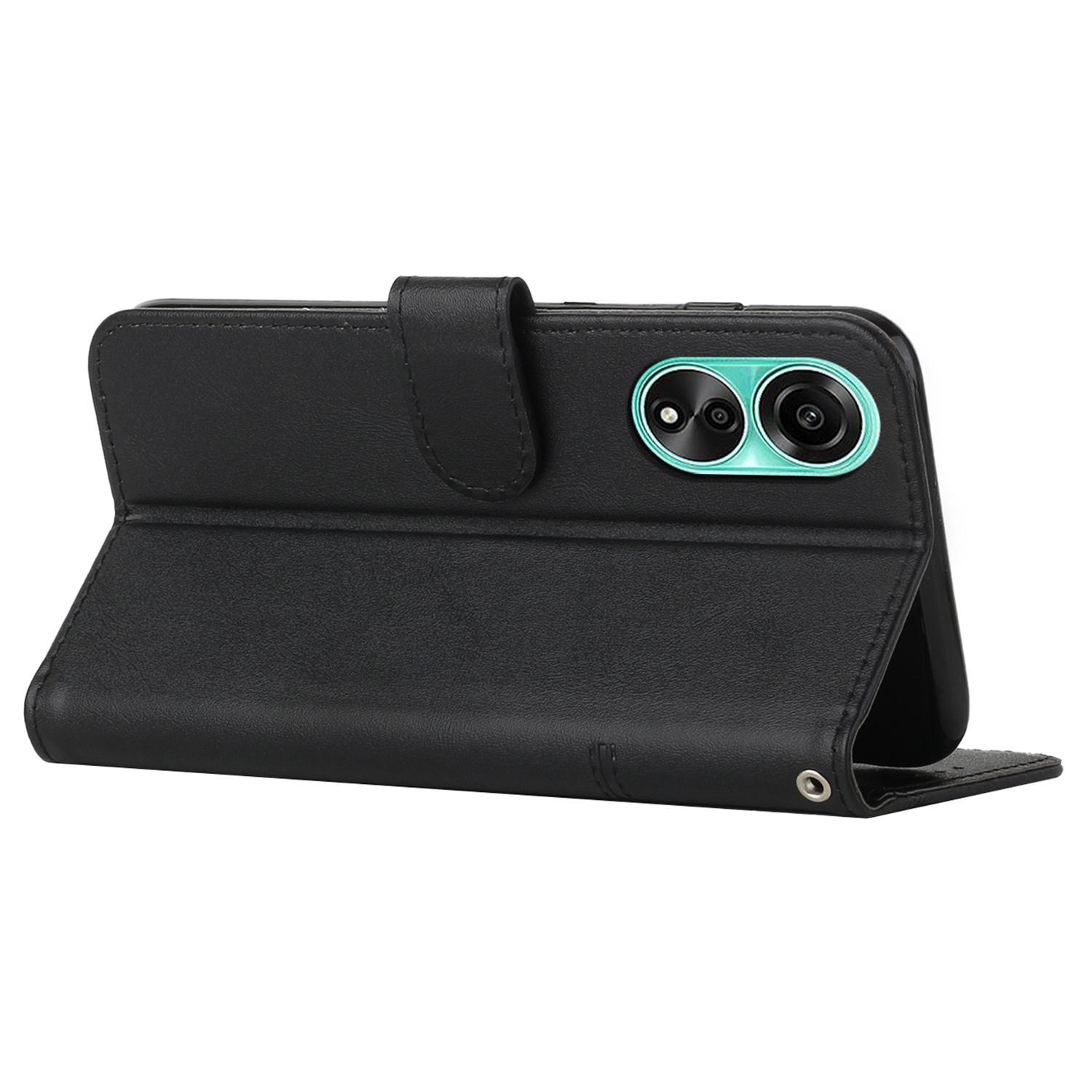 Shockproof Phone Cover for Oppo A78 4G Case Calf Texture Wallet PU Leather Stand Cell Phone Shell Black
Shockproof Phone Cover for Oppo A78 4G Case Calf Texture Wallet PU Leather Stand Cell Phone Shell Black