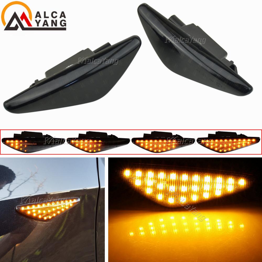 For BMW X3 F25 X5 E70 X6 E71 E72 2007-2019 Sequential Flashing LED Turn Signal Side Marker Lights
For BMW X3 F25 X5 E70 X6 E71 E72 2007-2019 Sequential Flashing LED Turn Signal Side Marker Lights