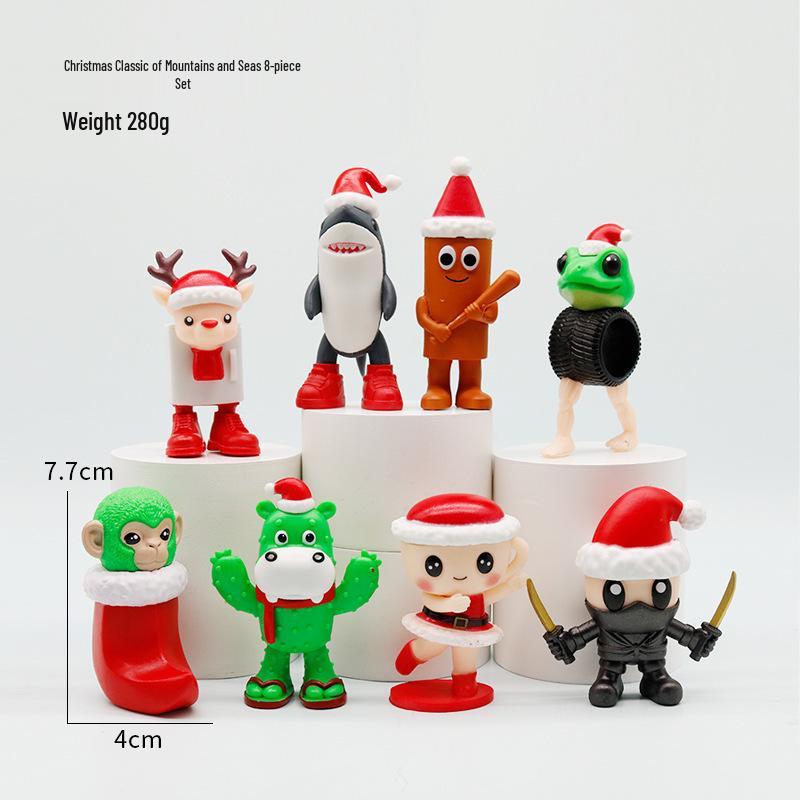 Shan Hai Jing Christmas Series: Trendy Stick Figure Toy Blind Box Set
Shan Hai Jing Christmas Series: Trendy Stick Figure Toy Blind Box Set