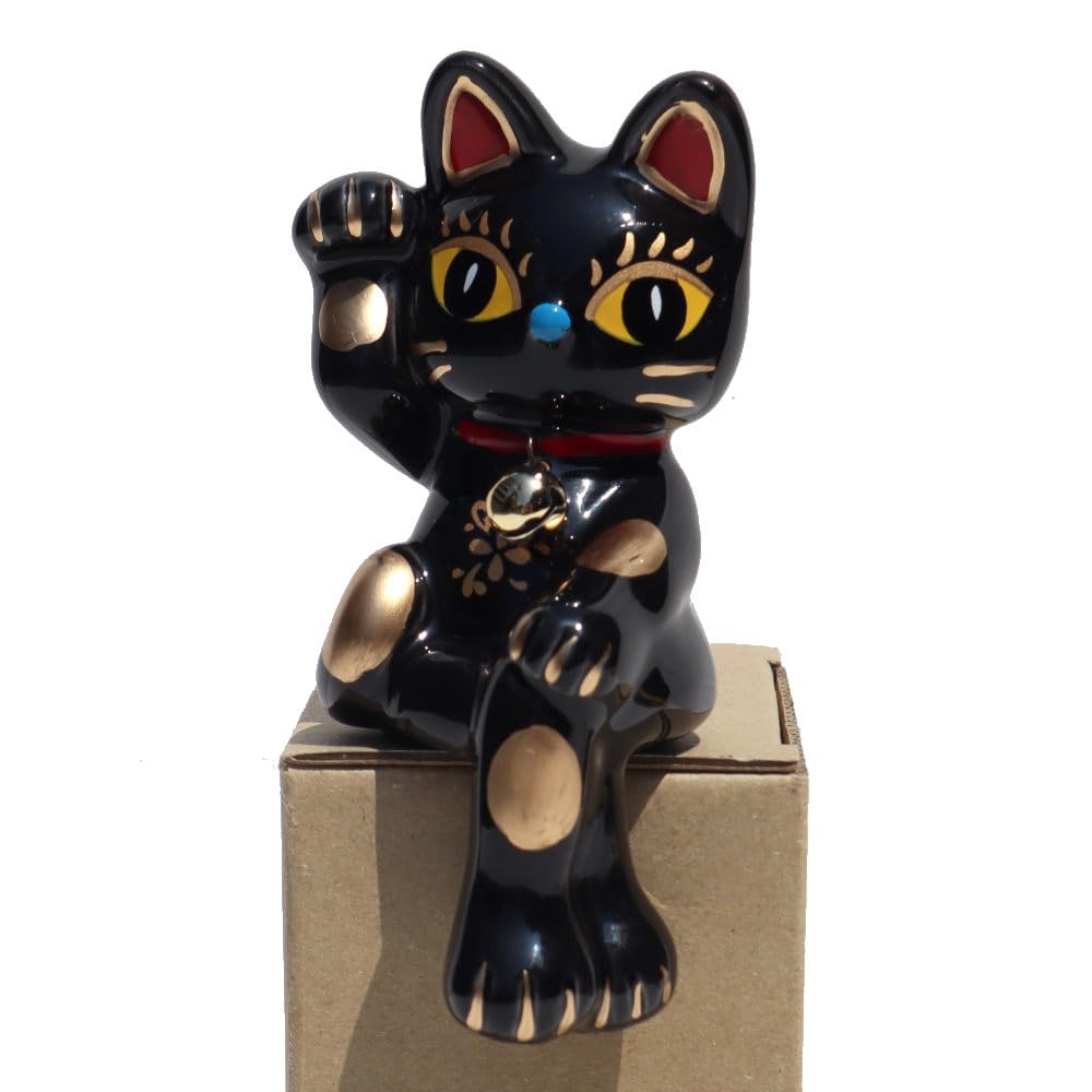 Sun Art Good Luck Goods Increase Your Fortune Lucky Cat Figurine, Small, Black, SAN752
Sun Art Good Luck Goods Increase Your Fortune Lucky Cat Figurine, Small, Black, SAN752
