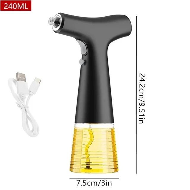 Электрический распылитель для оливкового масла, зарядка через USB, креативная банка для соевого соуса, бутылка для хранения уксуса для барбекю, кухонный распылитель масла чёрный
Электрический распылитель для оливкового масла, зарядка через USB, креативная банка для соевого соуса, бутылка для хранения уксуса для барбекю, кухонный распылитель масла чёрный