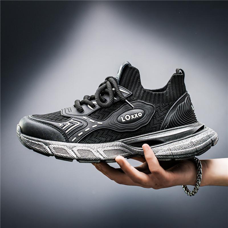 Four Seasons Men s High Quality Flying Weaving Breathable Sneakers Popcorn Bottom Tooling Casual Men s Daddy Shoes Student Shoes 39 чорний
Four Seasons Men s High Quality Flying Weaving Breathable Sneakers Popcorn Bottom Tooling Casual Men s Daddy Shoes Student Shoes 39 чорний