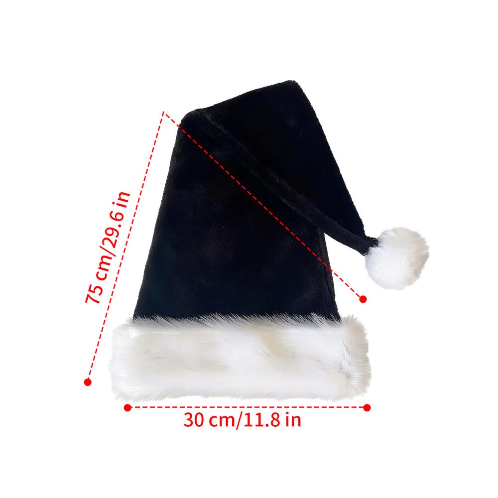 Christmas Hats Polyester Classic Headwear Cute Christmas Hats For Kids For Women Men Family Holiday Winter Party Cosplay as shown чорний
Christmas Hats Polyester Classic Headwear Cute Christmas Hats For Kids For Women Men Family Holiday Winter Party Cosplay as shown чорний