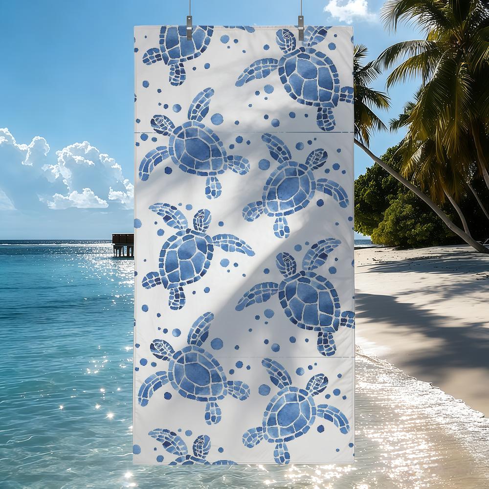 Ocean element Sea Turtle Fashion Blue Towel Quick Drying Beach Towels Are Suitable For Swimming Pools Camping Yoga And The Gym W40*H60(CM)
Ocean element Sea Turtle Fashion Blue Towel Quick Drying Beach Towels Are Suitable For Swimming Pools Camping Yoga And The Gym W40*H60(CM)