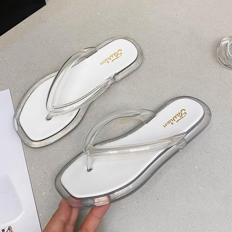 Wind transparent crystal flip-flops women s summer leisure vacation outer wear pinch slippers flat-bottomed slippers 41
Wind transparent crystal flip-flops women s summer leisure vacation outer wear pinch slippers flat-bottomed slippers 41