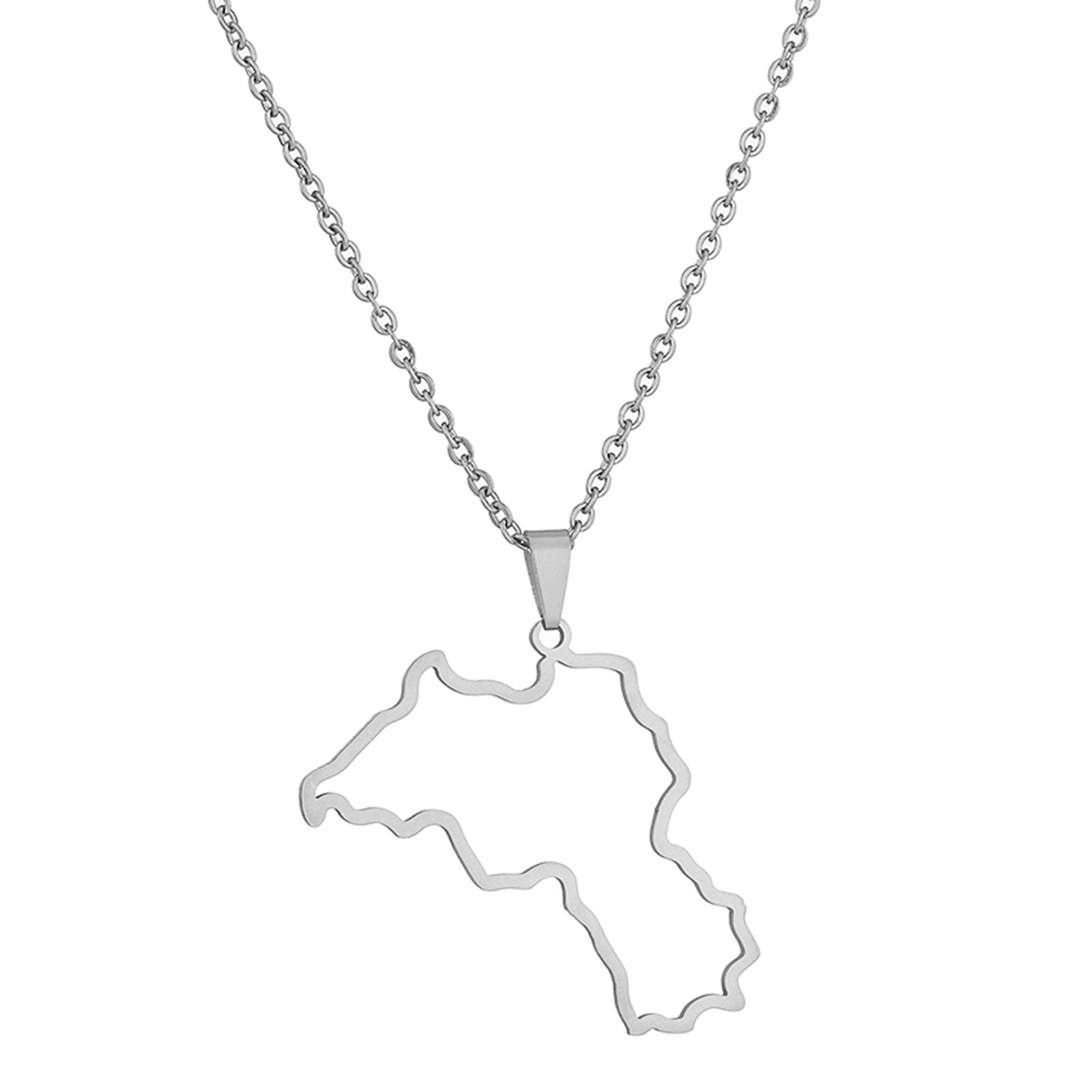 Kurdistan Map Pendant Necklace Metal Country Territory Chain Patriotic Couple Ethnic Style Popular Personality jewelry
Kurdistan Map Pendant Necklace Metal Country Territory Chain Patriotic Couple Ethnic Style Popular Personality jewelry