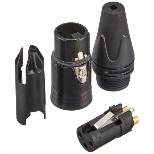 NEUTRIK NC3FXX-B 3-Pin Female Audio Connector, Black, Pack of 5
NEUTRIK NC3FXX-B 3-Pin Female Audio Connector, Black, Pack of 5