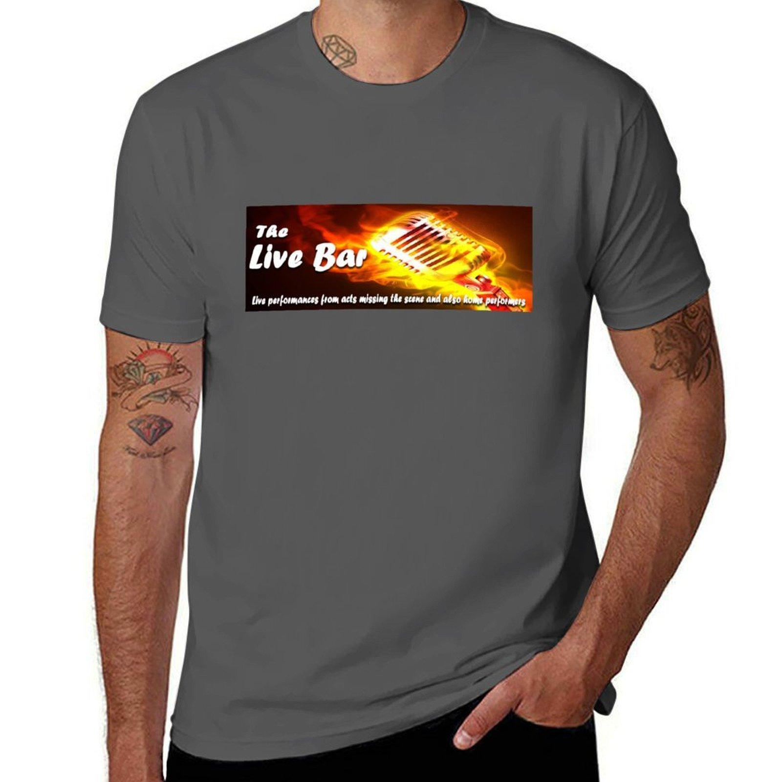 Live Bar Logo TShirt Breathable Mesh Panel TShirt 4XL
Live Bar Logo TShirt Breathable Mesh Panel TShirt 4XL