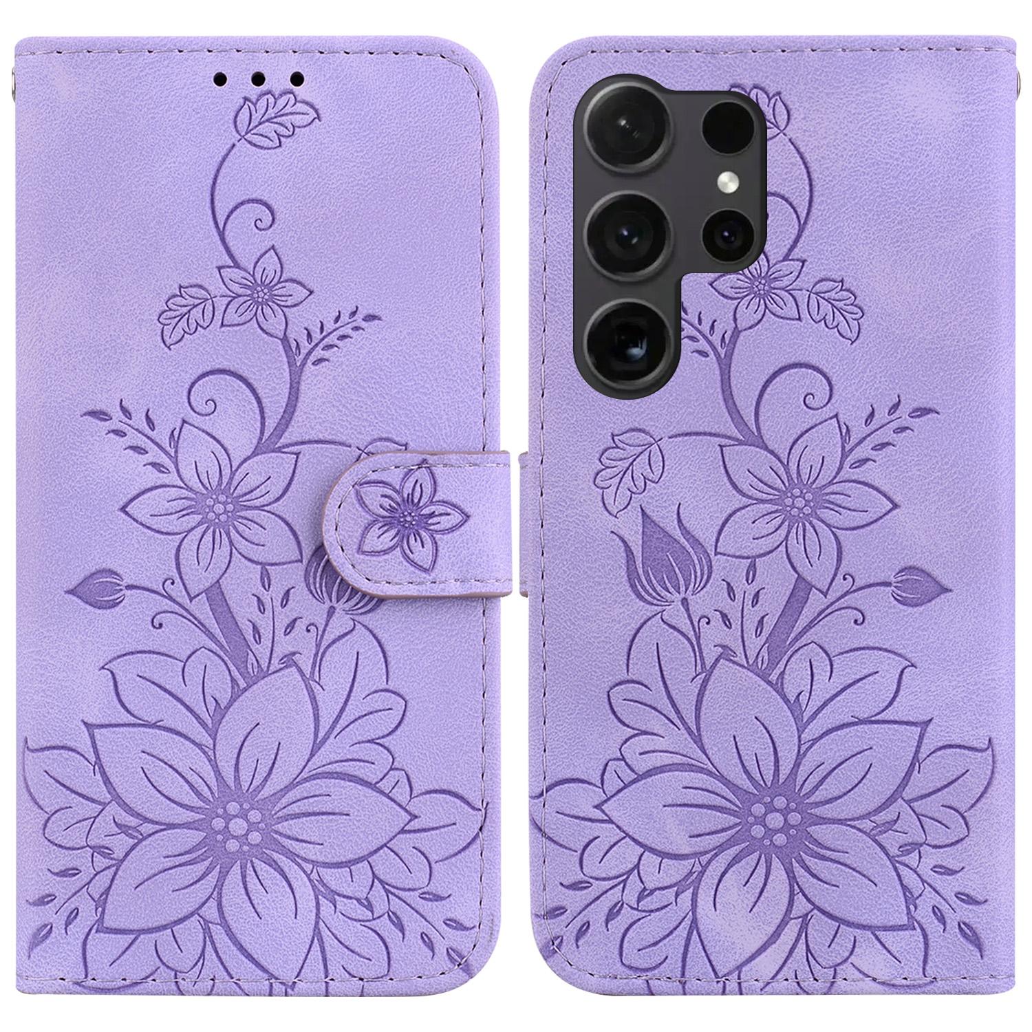For Samsung Galaxy S25 Ultra Case Lily Flower Imprint Leather Phone Cover with Stand A
For Samsung Galaxy S25 Ultra Case Lily Flower Imprint Leather Phone Cover with Stand A