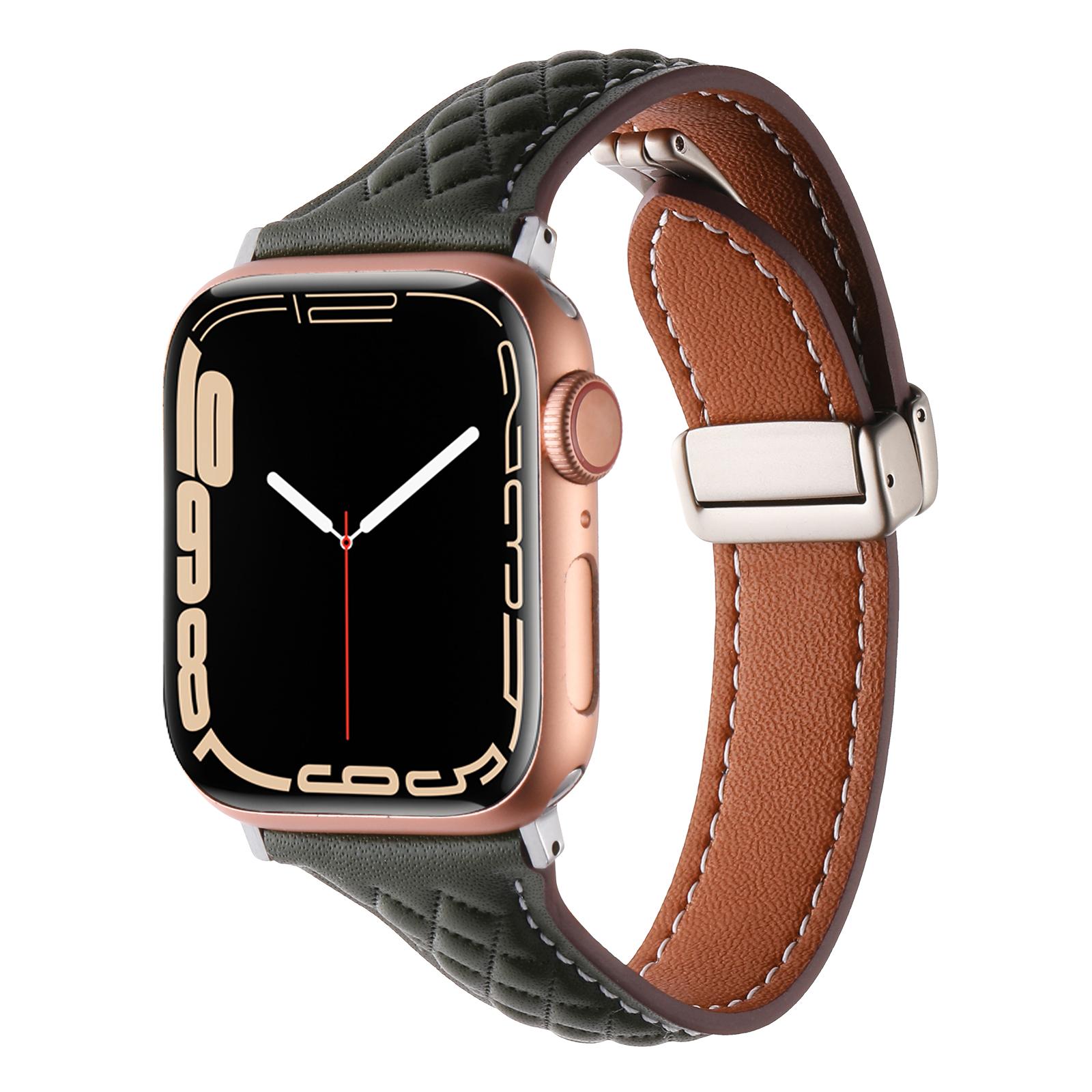 Genuine Cow Leather Band for Apple Watch 10 46mm/Ultra 2/Ultra 49mm/9 8 7 45mm/SE (2023) SE (2022) SE 6 5 4 44mm/3 2 1 42mm Strap Beige
Genuine Cow Leather Band for Apple Watch 10 46mm/Ultra 2/Ultra 49mm/9 8 7 45mm/SE (2023) SE (2022) SE 6 5 4 44mm/3 2 1 42mm Strap Beige