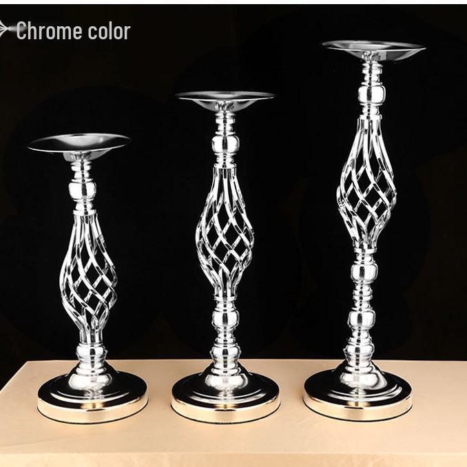 Romantic Twisted Wrought Iron Candlestick for Wedding or Dining Table Display
Romantic Twisted Wrought Iron Candlestick for Wedding or Dining Table Display