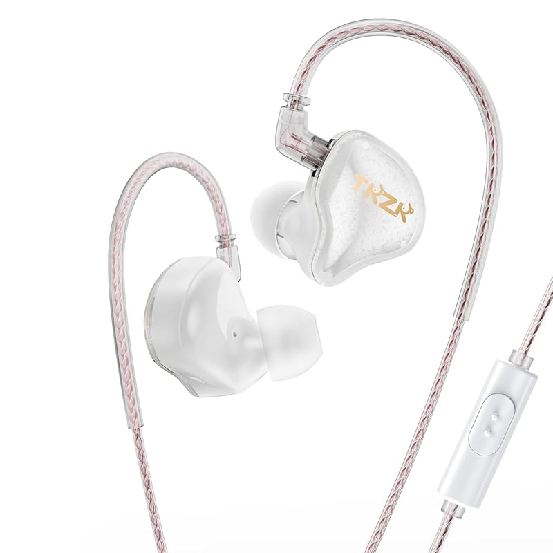 Yinyoo ear monitor earphones wired TKZK TK01 earphones Small/lightweight Compatible with iPhone/Android for commuting/school/sports/music
Yinyoo ear monitor earphones wired TKZK TK01 earphones Small/lightweight Compatible with iPhone/Android for commuting/school/sports/music