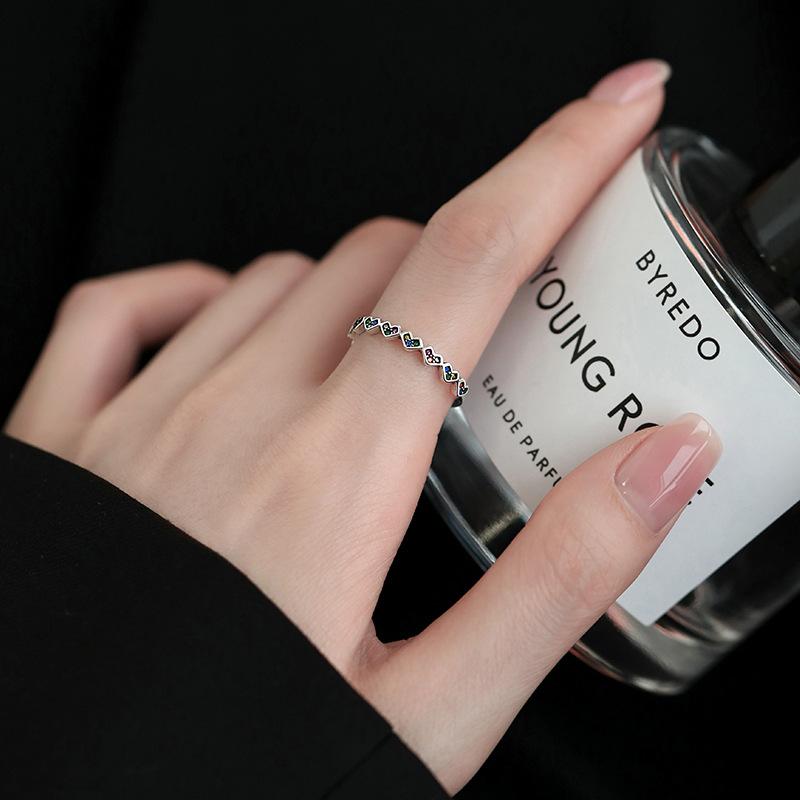 Кольцо Love Ring Женское корейское исполнение Простое темпераментное кольцо ручной работы с микро-инкрустацией цирконием в форме сердца Регулируемое открывающееся кольцо
Кольцо Love Ring Женское корейское исполнение Простое темпераментное кольцо ручной работы с микро-инкрустацией цирконием в форме сердца Регулируемое открывающееся кольцо