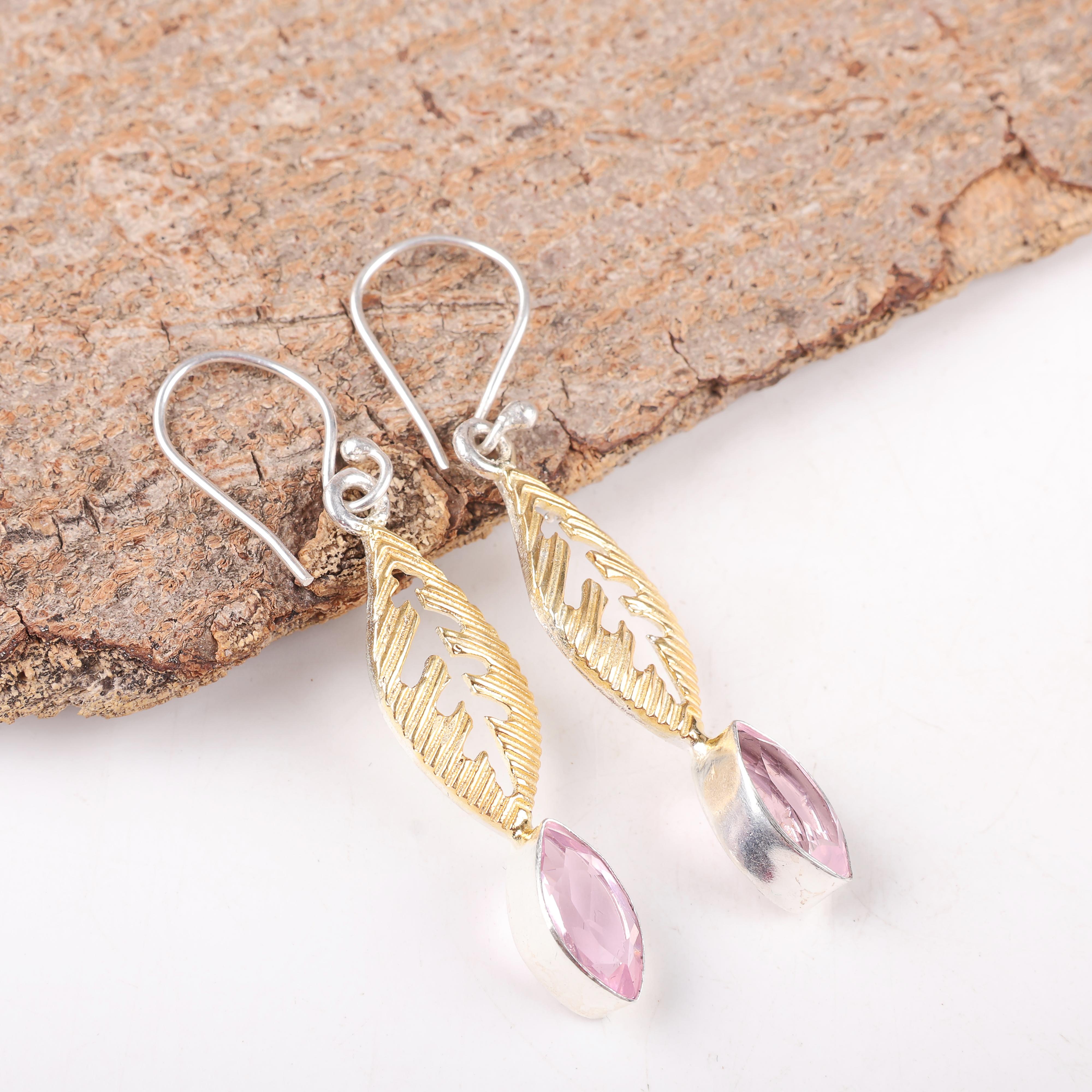 Morganite Earrings, Handmade Gemstone 925 Solid Sterling Silver Earrings Antique Jewelry, For Engagement Gift 2.11 Inches рожевий
Morganite Earrings, Handmade Gemstone 925 Solid Sterling Silver Earrings Antique Jewelry, For Engagement Gift 2.11 Inches рожевий