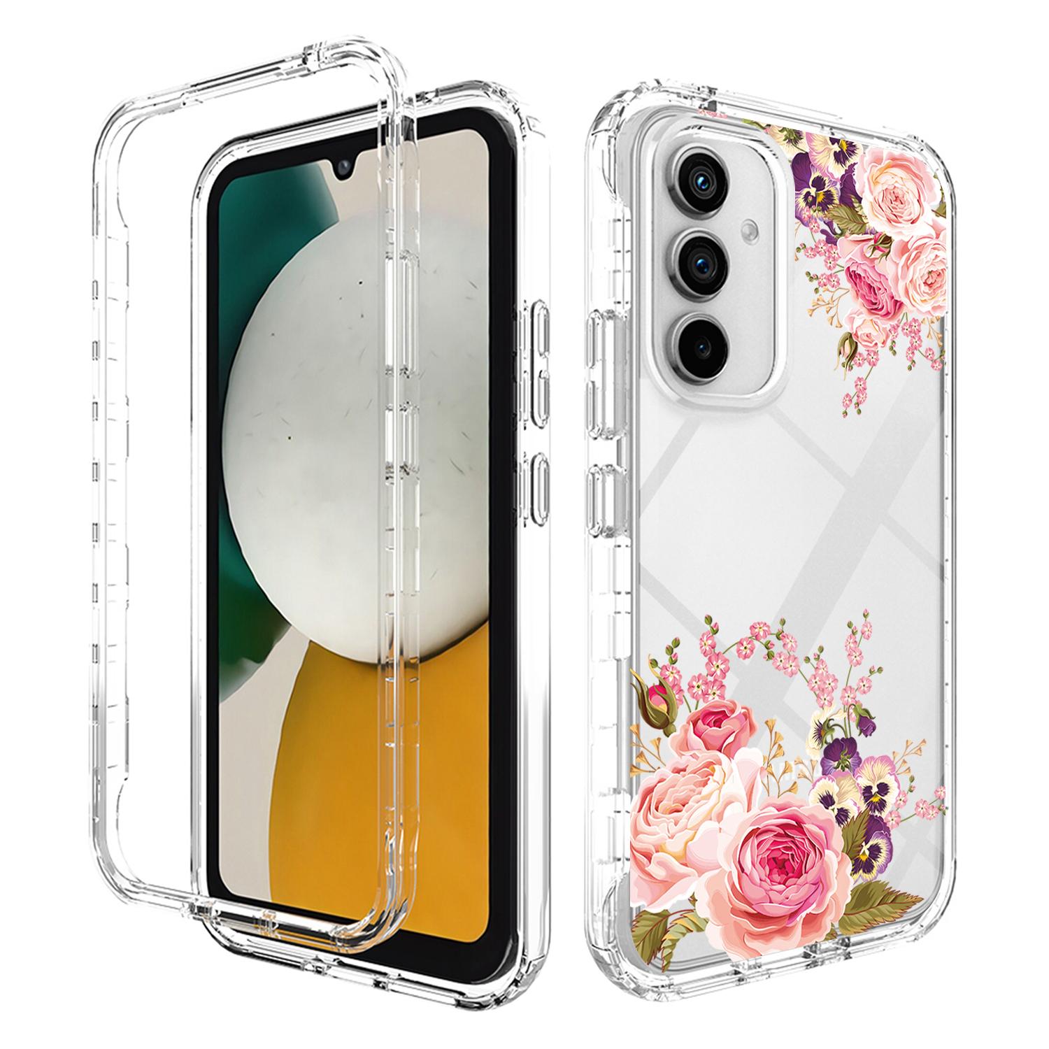 For Samsung Galaxy A34 5G PC Frame+TPU Transparent Phone Case Pattern Printing Anti-scratch Cover Rose Flower
For Samsung Galaxy A34 5G PC Frame+TPU Transparent Phone Case Pattern Printing Anti-scratch Cover Rose Flower