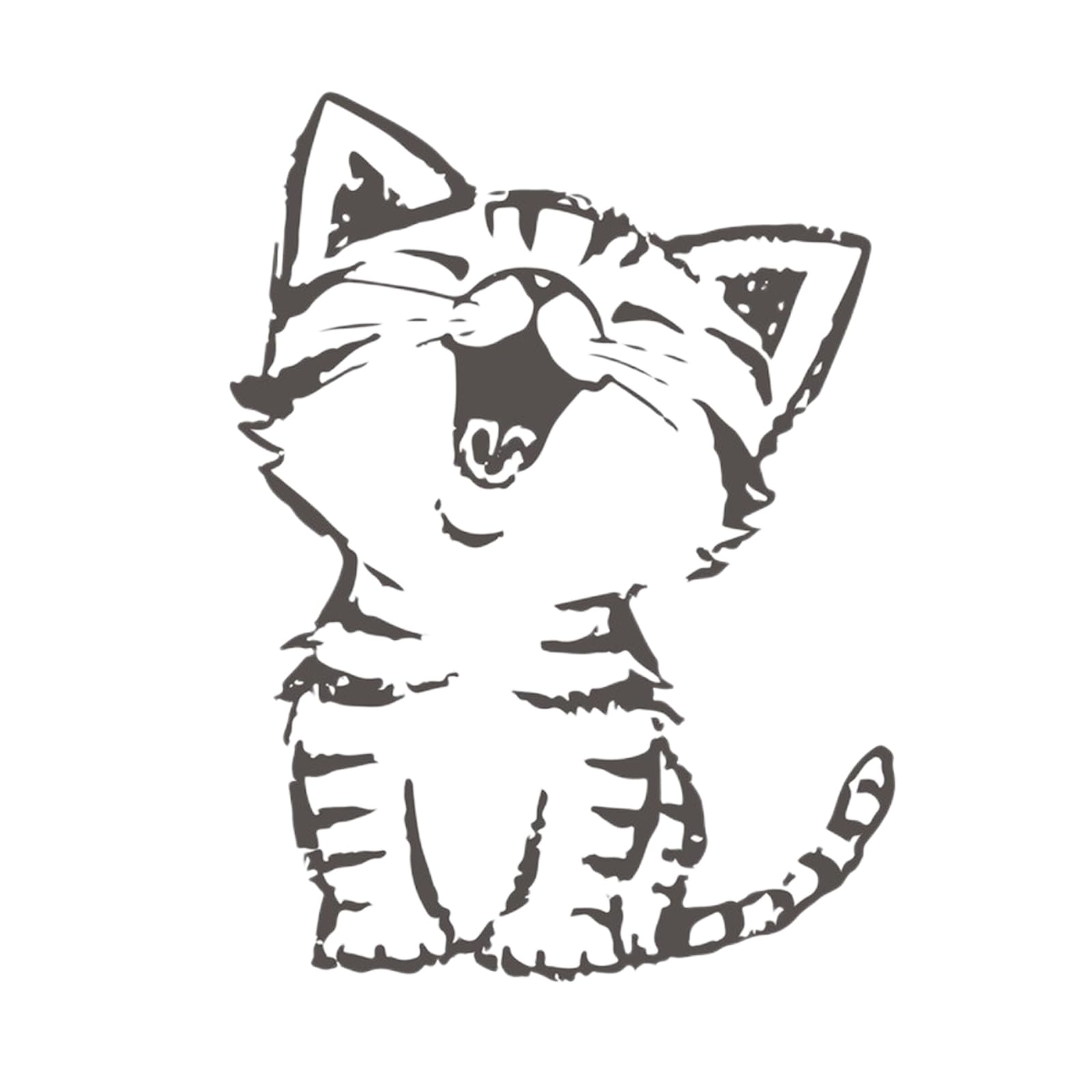 EXCEREY Car Decal Frame Reflective Sticker Waterproof Sticker Smiling Cat белый
EXCEREY Car Decal Frame Reflective Sticker Waterproof Sticker Smiling Cat белый