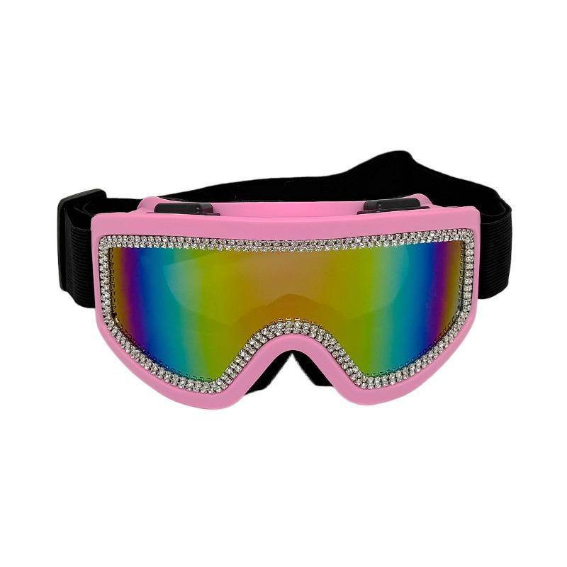 Colorful Flash Diamond Goggles Anti-fog and Dustproof Outdoor Large Frame Motorcycle Ski Goggles Men and Women розовый
Colorful Flash Diamond Goggles Anti-fog and Dustproof Outdoor Large Frame Motorcycle Ski Goggles Men and Women розовый