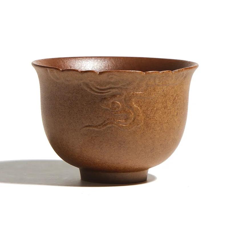 120ml Creative Longquan Celadon Teacup Handmade Gray Galze Crude Pottery Master Cup Wood-fired Porcelain Tea Bowl Kung Fu Teaset
120ml Creative Longquan Celadon Teacup Handmade Gray Galze Crude Pottery Master Cup Wood-fired Porcelain Tea Bowl Kung Fu Teaset