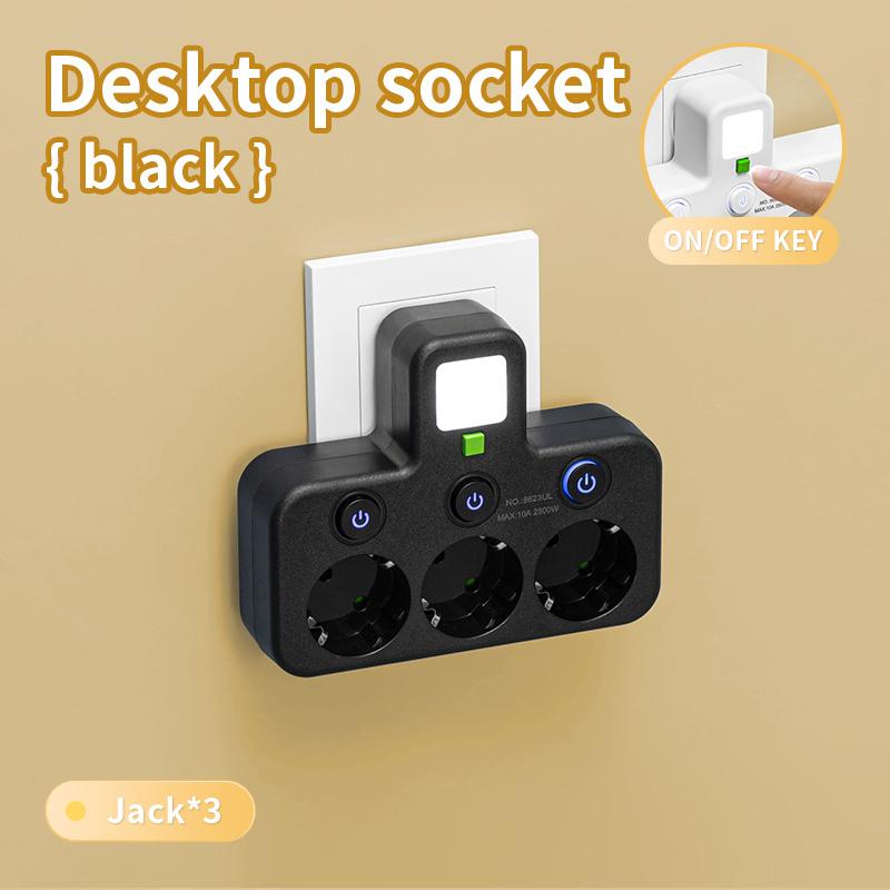 EU Plug 3/4/5 AC Outlet Power Strip Multiprise Wall Socket Universal Network Filter USB Cherger Separate Switch Light Adapter B1-black
EU Plug 3/4/5 AC Outlet Power Strip Multiprise Wall Socket Universal Network Filter USB Cherger Separate Switch Light Adapter B1-black