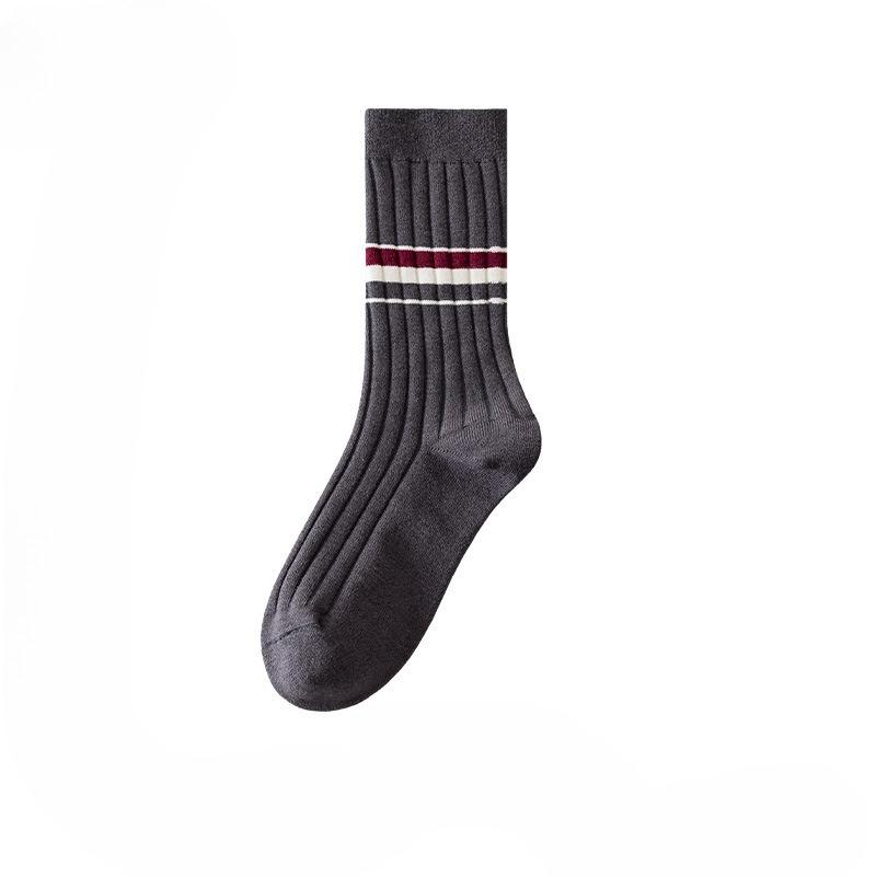 Wool Socks - Children s - Winter and Autumn - Thickened and Warm - Double-needle Mid-calf Socks - Two-color Stripes - Long Socks 1 pair сірий колір
Wool Socks - Children s - Winter and Autumn - Thickened and Warm - Double-needle Mid-calf Socks - Two-color Stripes - Long Socks 1 pair сірий колір