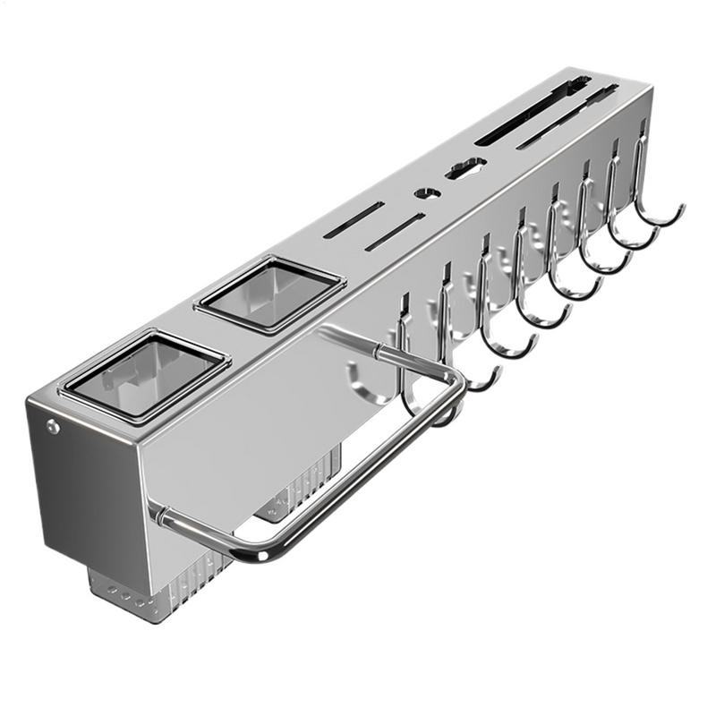 Kitchen Utensil Holder Adhesive Kitchen Rail with Hooks 50cm Kitchen Tool Holder Stainless Steel Dangling Utensil Holder for france
Kitchen Utensil Holder Adhesive Kitchen Rail with Hooks 50cm Kitchen Tool Holder Stainless Steel Dangling Utensil Holder for france