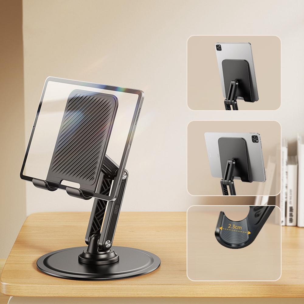 JOPREE X88plus Portable Folding Stand 360 Degree Rotating Desktop Holder for Phones Tablets Up to 16 Inch Black
JOPREE X88plus Portable Folding Stand 360 Degree Rotating Desktop Holder for Phones Tablets Up to 16 Inch Black