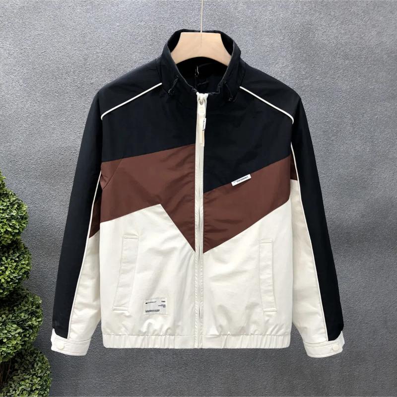 Новая мужская весенне-осенняя простая куртка с вставками, модный красивый топ S кофейный
Новая мужская весенне-осенняя простая куртка с вставками, модный красивый топ S кофейный