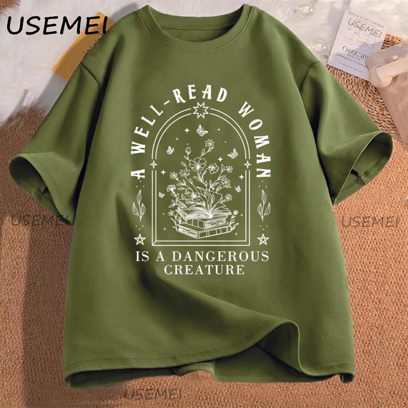 A Well Read Woman Is A Dangerous Creature T Shirt Bookish Merch TShirt Book Reader Librarian Tshirt Casual Cotton Clothing 4XL
A Well Read Woman Is A Dangerous Creature T Shirt Bookish Merch TShirt Book Reader Librarian Tshirt Casual Cotton Clothing 4XL