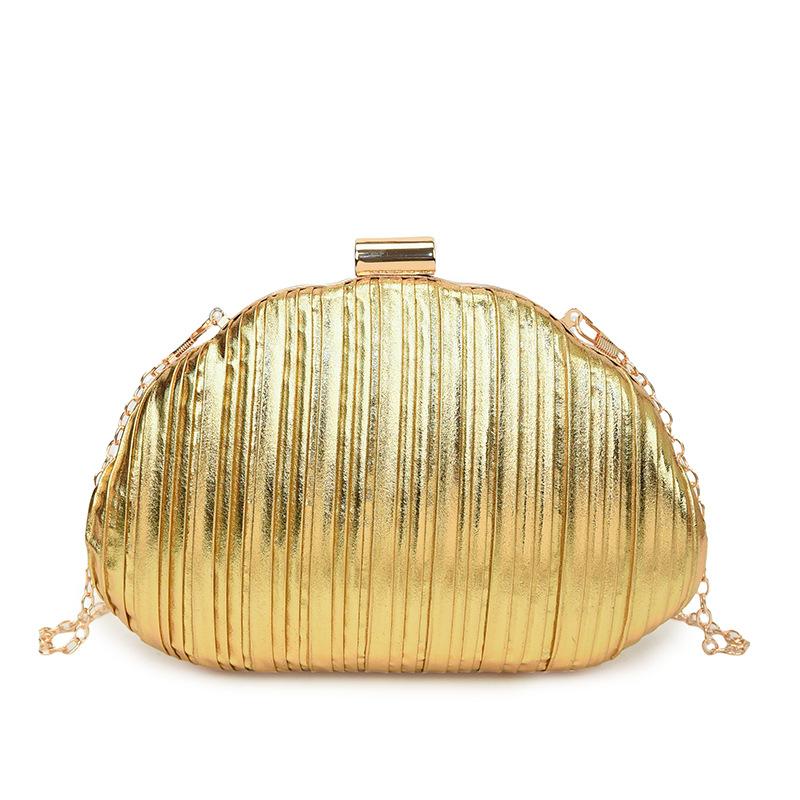 Metal Golden Wave Patterned Seashell Evening Bags Fashion Elegant Small Clutch Purse Chain Shoulder Bags For Women Prom Party золотой
Metal Golden Wave Patterned Seashell Evening Bags Fashion Elegant Small Clutch Purse Chain Shoulder Bags For Women Prom Party золотой