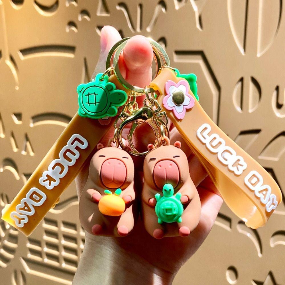 Брелок для ключей Kawaii Car Cartoon Schoolbag Accessories Decoration Kapybara Keychain for Girl 1
Брелок для ключей Kawaii Car Cartoon Schoolbag Accessories Decoration Kapybara Keychain for Girl 1
