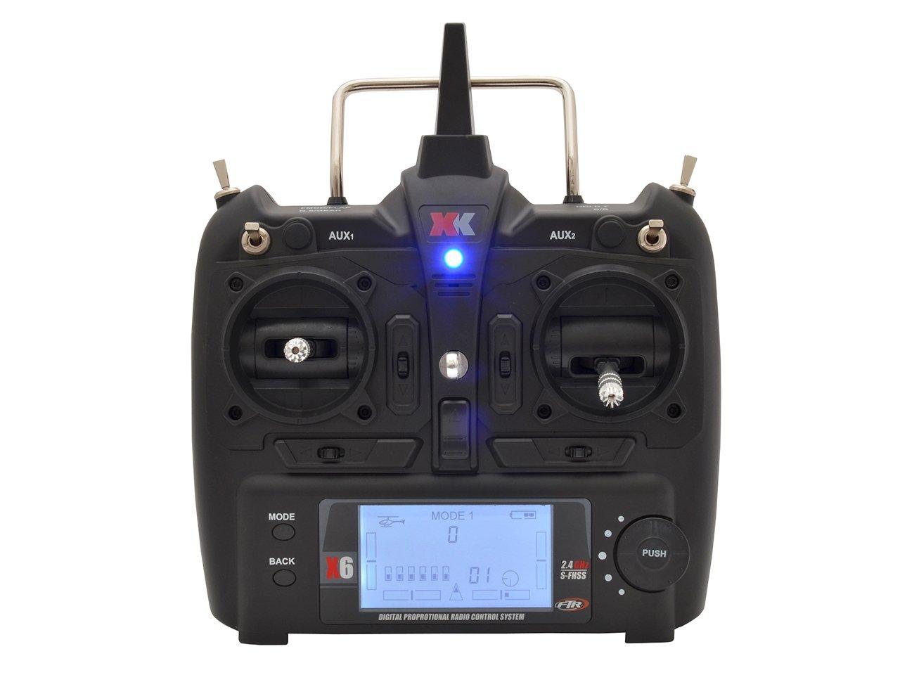 Hitec transmitter for XK6-001 6-channel K100/K110/K120/K123/X350
Hitec transmitter for XK6-001 6-channel K100/K110/K120/K123/X350