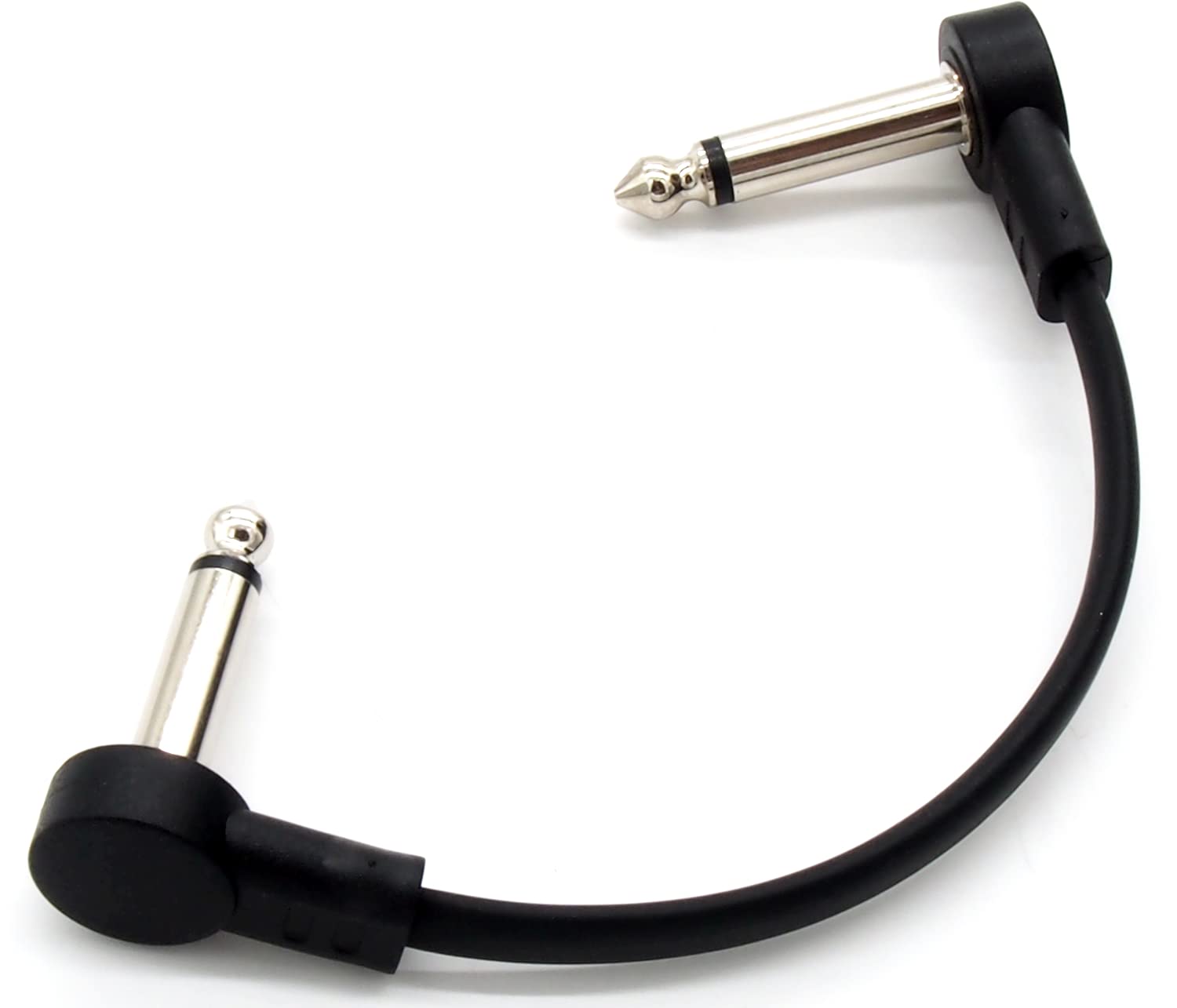 Audiophile patch cable both ends flat cable guitar effect connection cable 15cm 6.35mm L-shaped approx.
Audiophile patch cable both ends flat cable guitar effect connection cable 15cm 6.35mm L-shaped approx.
