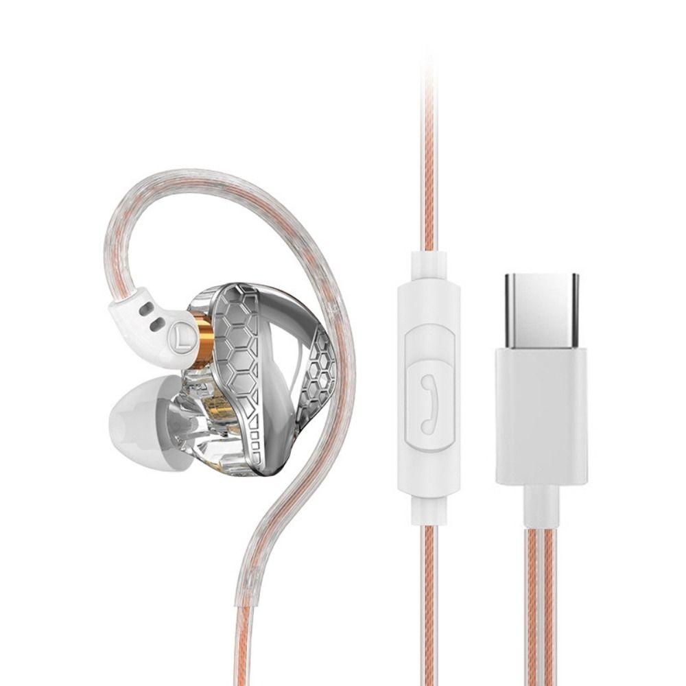 In Ear in Ear Wired Earphones 3.5mm/Type C Type-C Wired Headset Listen To Music white-type-c plug
In Ear in Ear Wired Earphones 3.5mm/Type C Type-C Wired Headset Listen To Music white-type-c plug