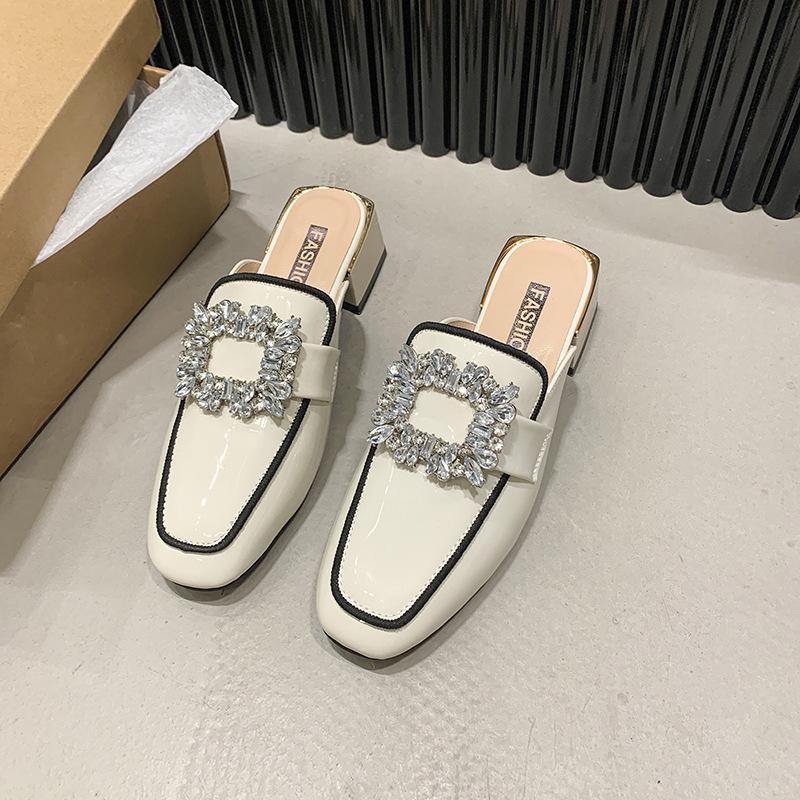 Baotou half slippers women s summer and autumn wear fashion cool slippers 2024 new Internet celebrity versatile thick heel Mueller shoes 40
Baotou half slippers women s summer and autumn wear fashion cool slippers 2024 new Internet celebrity versatile thick heel Mueller shoes 40
