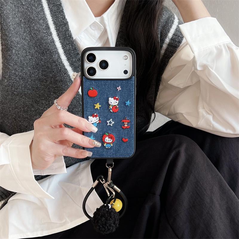 Embroidered Denim Apple Headgear Cat iPhone 17/16 Pro Max/15/14 High-End Case 16
Embroidered Denim Apple Headgear Cat iPhone 17/16 Pro Max/15/14 High-End Case 16