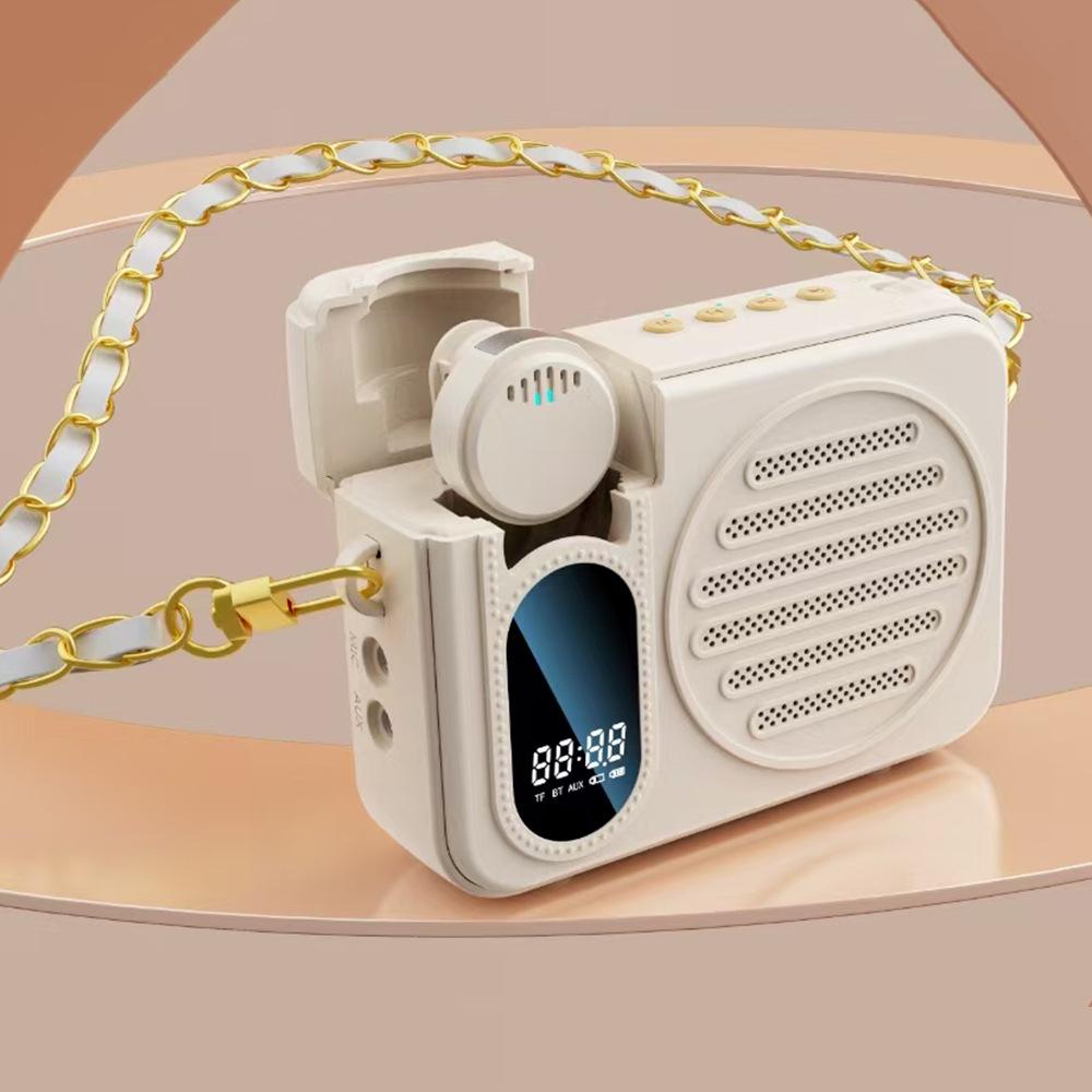 Bee Speaker Teacher: Bluetooth Crossbody Megaphone for Tour Guides 138x93x40 mm
Bee Speaker Teacher: Bluetooth Crossbody Megaphone for Tour Guides 138x93x40 mm