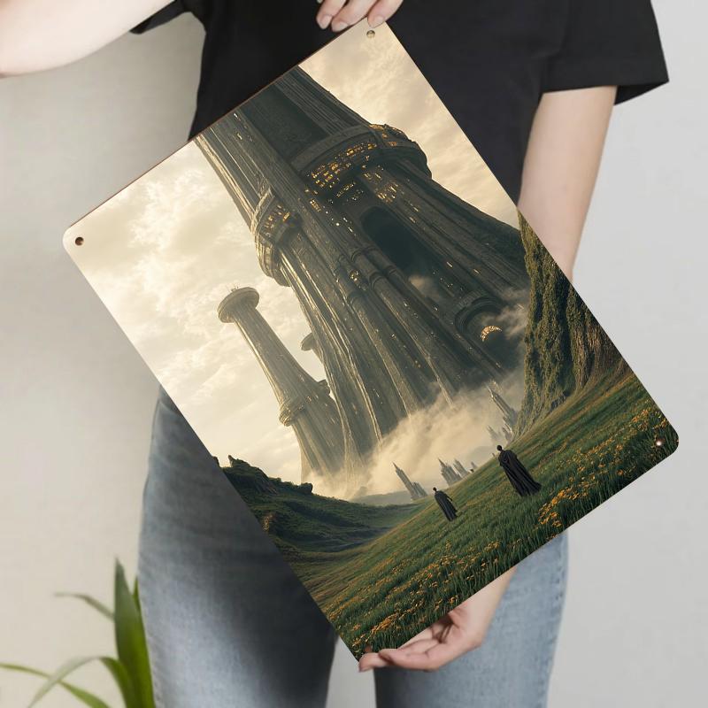 Ancient Fantasy Tower Landscape Metal Iron Painting Living RoomWall Art Decorative Mural 20x30cm(7.8x11.8inch)
Ancient Fantasy Tower Landscape Metal Iron Painting Living RoomWall Art Decorative Mural 20x30cm(7.8x11.8inch)
