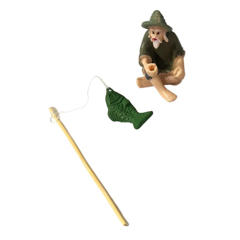Creative Miniature Old Man Fishing Ornament Pvc Jiang Tai Gong Fishing Fish Tank Bonsai Garden Rockery Aquascape Decoration
Creative Miniature Old Man Fishing Ornament Pvc Jiang Tai Gong Fishing Fish Tank Bonsai Garden Rockery Aquascape Decoration