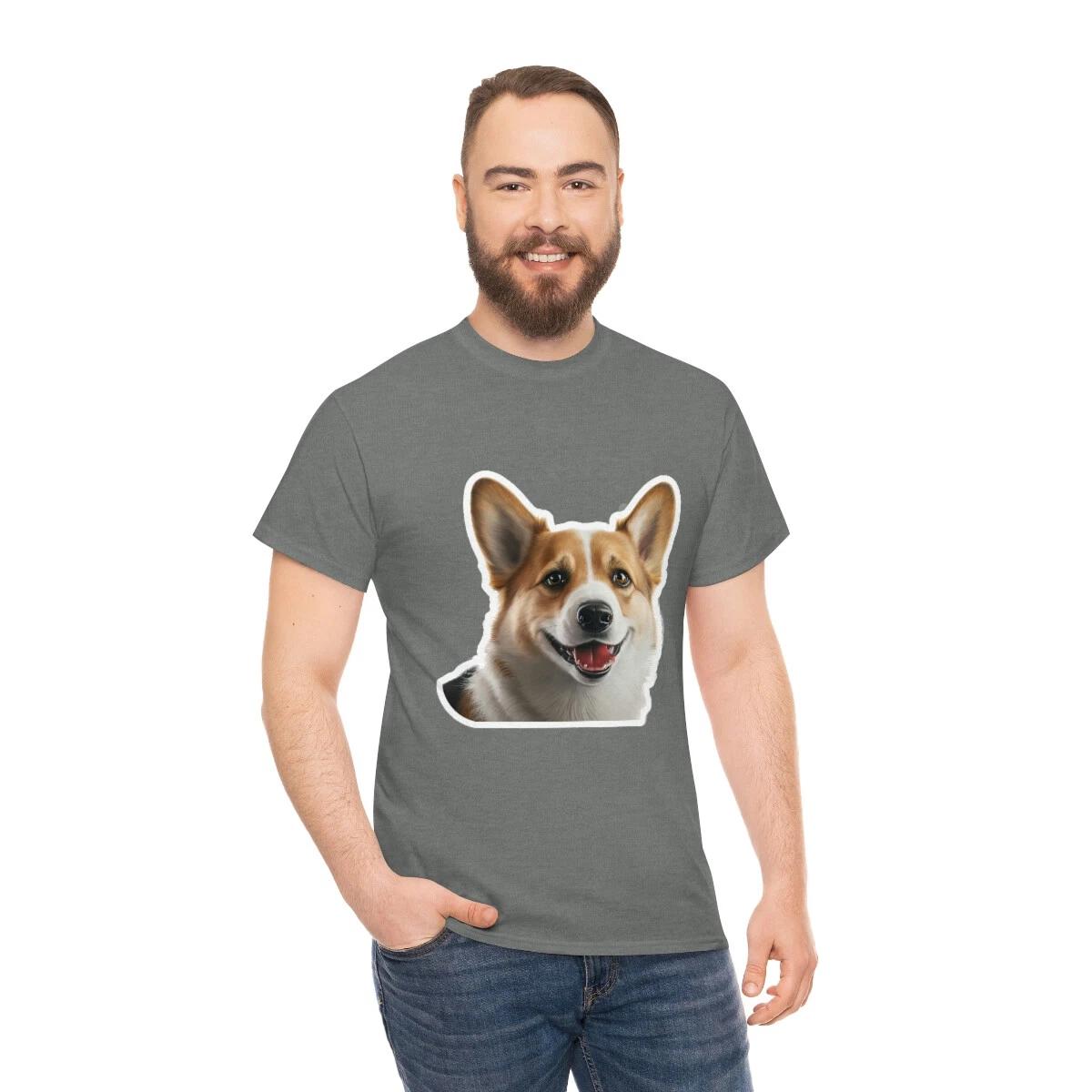 US Adults - Happy dog - corgi - cute animal t shirt - Unisex Heavy Cotton Tee XL
US Adults - Happy dog - corgi - cute animal t shirt - Unisex Heavy Cotton Tee XL