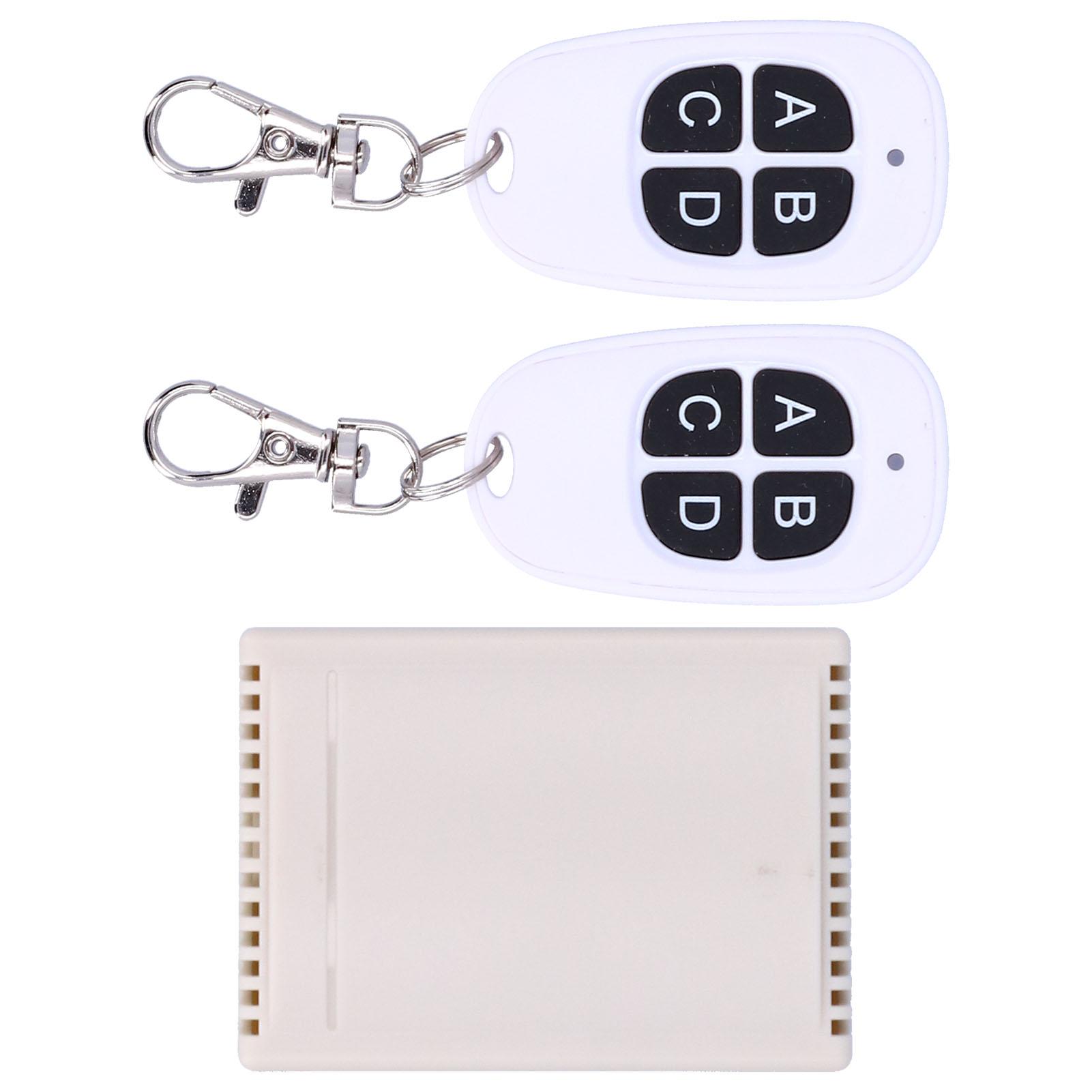 Wireless Garage Door Remote Control 12V 433MHz 4CH Transmitter Relay Receiver for Access Control
Wireless Garage Door Remote Control 12V 433MHz 4CH Transmitter Relay Receiver for Access Control