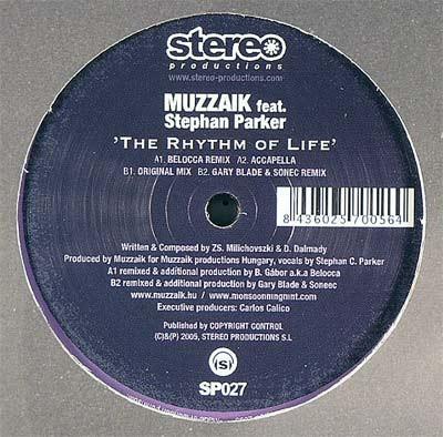 12inch Record MUZZAIK, STEPHAN PARKER - The Rhythm Of Life SP027 Stereo Producti 2005 Spain Dance & Electronica Used
12inch Record MUZZAIK, STEPHAN PARKER - The Rhythm Of Life SP027 Stereo Producti 2005 Spain Dance & Electronica Used