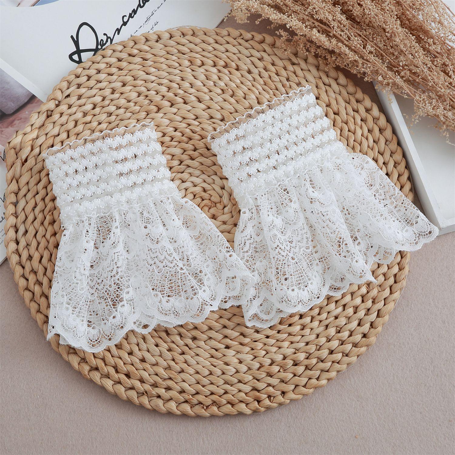 Белая рубашка Съемные кружевные фальшивые рукава Сетчатые фальшивые расклешенные рукава Плиссированные кружевные манжеты на запястьях Ложные манжеты Свитер Блузка Ложные манжеты One Size
Белая рубашка Съемные кружевные фальшивые рукава Сетчатые фальшивые расклешенные рукава Плиссированные кружевные манжеты на запястьях Ложные манжеты Свитер Блузка Ложные манжеты One Size