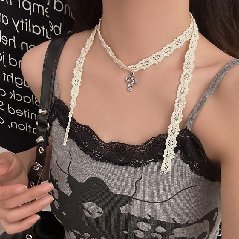 Подвеска Крест Чокер Ожерелье на Шнурке для Женщин Мужчин Цепочка на Ключицу с Крестом Y2K Украшения
Подвеска Крест Чокер Ожерелье на Шнурке для Женщин Мужчин Цепочка на Ключицу с Крестом Y2K Украшения