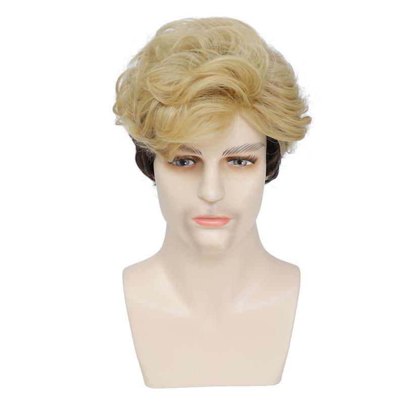 Synthetic Platinum Blonde Ombre Brown Wigs for Men Short Wig with Bangs Cosplay Halloween Party Men s Wig Natural Hair
Synthetic Platinum Blonde Ombre Brown Wigs for Men Short Wig with Bangs Cosplay Halloween Party Men s Wig Natural Hair