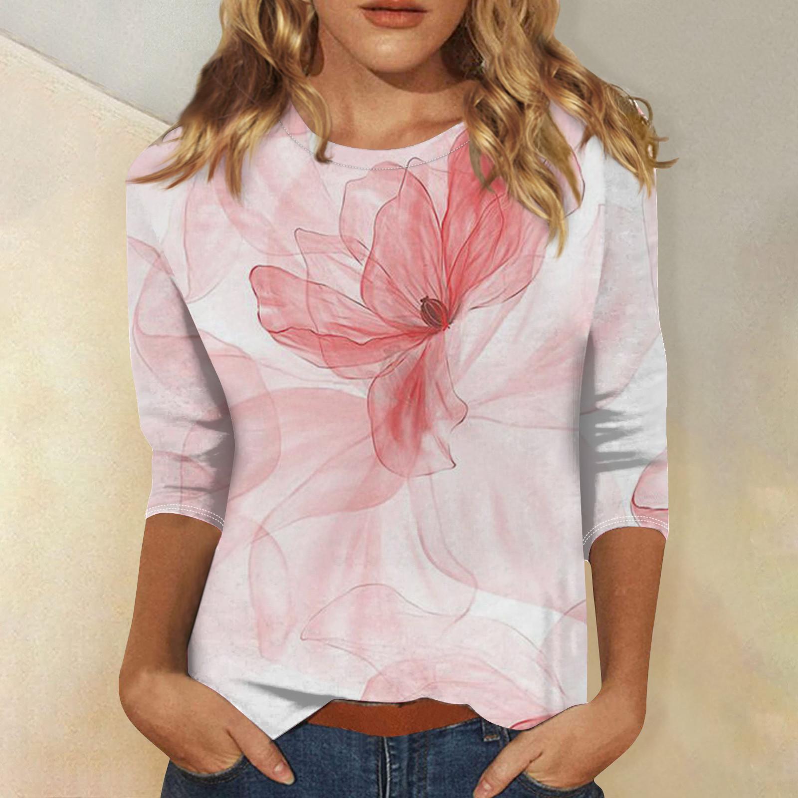 Рубашки с рукавом 3/4 для женщин, милые топы, футболки с рисунком, блузки, повседневные базовые топы больших размеров, пуловеры XL арбуз красный
Рубашки с рукавом 3/4 для женщин, милые топы, футболки с рисунком, блузки, повседневные базовые топы больших размеров, пуловеры XL арбуз красный