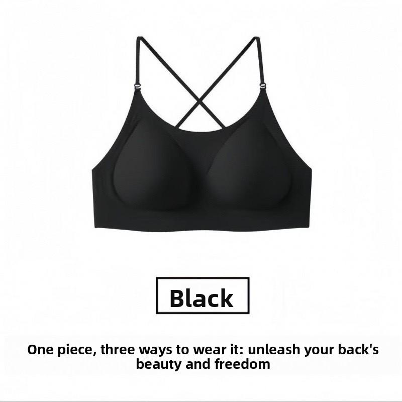 Women s Summer Thin Style No Trace One Cup Thin Shoulder Strap Backless Invisible No Underwire Underwear S чёрный
Women s Summer Thin Style No Trace One Cup Thin Shoulder Strap Backless Invisible No Underwire Underwear S чёрный