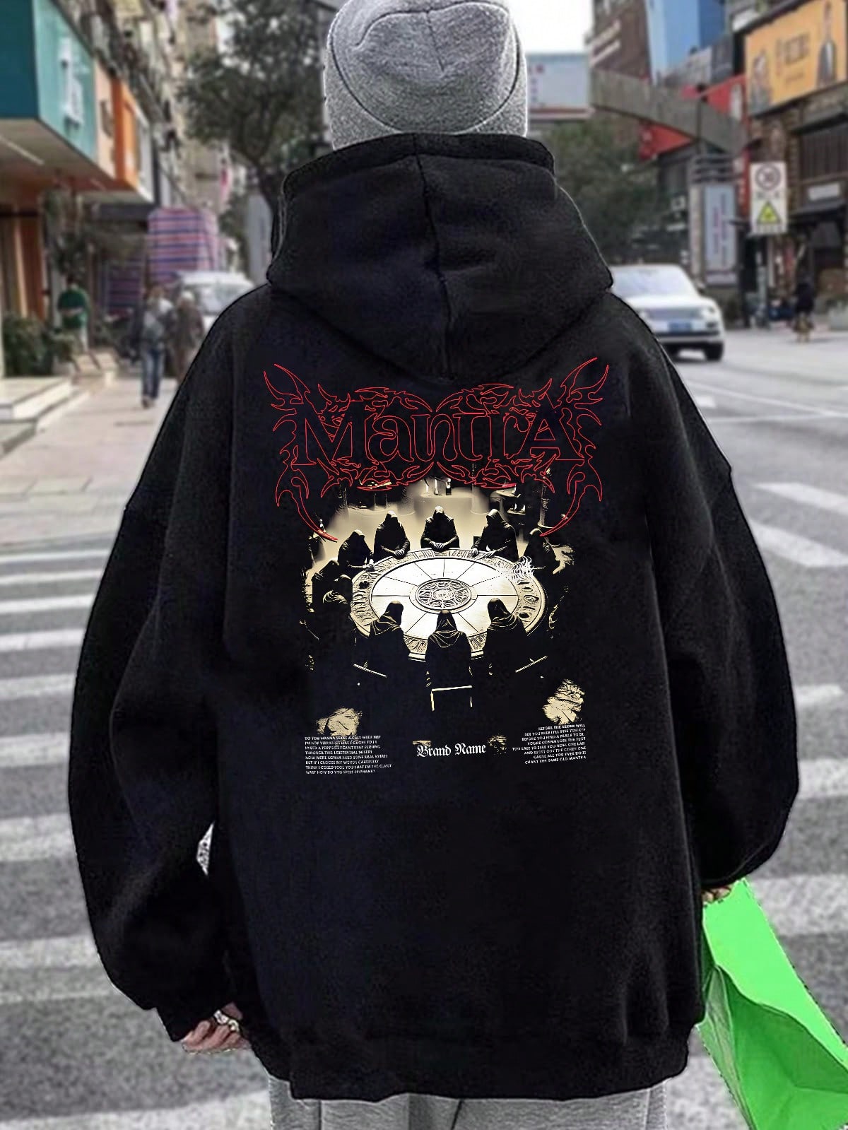 Fashionable Mysterious Print Hoodie with Pockets, Men s Casual Long Sleeve Drawstring, Autumn and Winter 3XL
Fashionable Mysterious Print Hoodie with Pockets, Men s Casual Long Sleeve Drawstring, Autumn and Winter 3XL